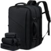 LOVEVOOK Sac à Dos Cabine Grand 30L Noir - Avion | Antivol | Homme Femme | Résistant Aux Éclaboussures | Portable 15.6"