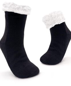 Chaussons JOMIX Antiderapants pour Hommes - Douces et Confortables Chaussettes d'Hiver Épaisses et Chaudes - Cadeaux 39-