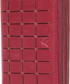 Lavalen Grand Portefeuille Femme en Cuir - Capacité Grande et Sécurité RFID - Idée Cadeau Élégante Fait Main - Deux Ferm