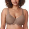 DELIMIRA Soutien Gorge Invisible Grande Taille avec Armature Confortable sans Couture