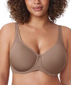 DELIMIRA Soutien Gorge Invisible Grande Taille avec Armature Confortable sans Couture