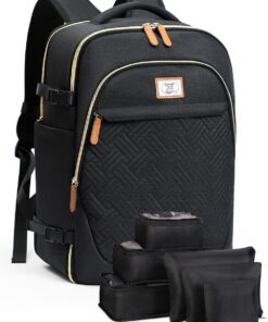 Lekesky Travel Backpack pour Hommes et Femmes - Taille Bagage de Cabine, À Portée de Main Résistante à l'Eau pour Week-e