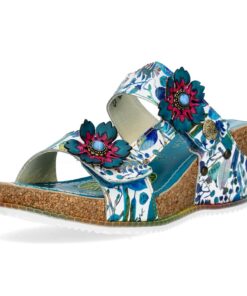 LAURA VITA Mules en Cuir Luxe pour Femmes Élégantes Invocation 22