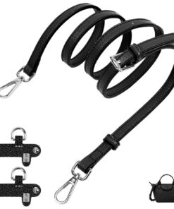 Aucuu Bandoulière Pour Sac Longchamp, Bandoulière Réglable en Cuir Réversible, Bandoulière Réglable Sèmble un Accessoire