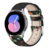 Bracelet en cuir Samsung Galaxy Watch 5 40 mm/44 mm et Watch 5 Pro 45 mm/Watch 4 Classic 42 mm/46 mm, pour homme et femm