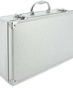 ECI AR Carry Box® en aluminium argenté pour golfeurs amateurs et professionnels lors de la pratique du golf 353 x 202 x