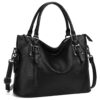 MayBlosom Sac à Main Femme en Cuir PU - Cabas Hobo avec Sangle Réglable, Grand Capacité & Poche Arrière - Idéal pour Sho
