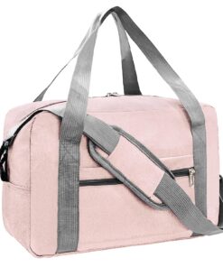 Valise Cabine Pliable - Sac de Voyage Organisateur Avion 30L pour Femmes et Hommes, Lifwimner Sac Week-end Sport Portabl
