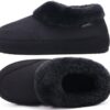 COFACE Femmes Pantoufles Intérieur Extérieur Micro Suede Warm Col Fonctionnelle Faux Fourrure