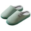 Chaussons Hiver Confortable en Peluche Nlaayong, Doublure Chaude pour Hommes et Femmes, Intérieur Accueil Slippers