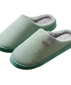 Chaussons Hiver Confortable en Peluche Nlaayong, Doublure Chaude pour Hommes et Femmes, Intérieur Accueil Slippers