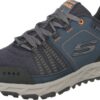 Skechers Chaussures de marche pour hommes en tout terrain de montagne avec technologie Shock Absorption et semelle en TP