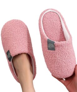 Pantoufles en Mousse à Mémoire pour Hommes et Femmes - Chaussons d'Hiver - Accueil - Mixte Adulte - Chaussons Élégants e