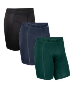 Boxer danish endurance homme sport et respirant, anti-frottement, lot de 3, caleçon homme coton OEKO-TEX STANDARD 100