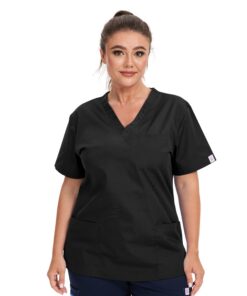 JONATHAN UNIFORM Blouse Médicale Femme Entraînante Usage Aide Soignante Femmes Vêtements Médicaux Blouse Infirmière Manc