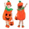Costume de citrouille d'Halloween en taille unique pour enfants