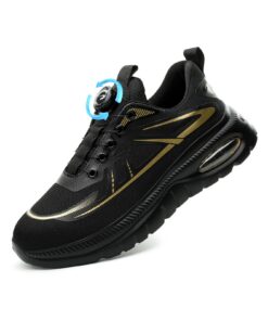 GemChve Chaussures de Sécurité Ultra Légères et Antidérapantes pour Hommes et Femmes Chaussures de Travail Confortables