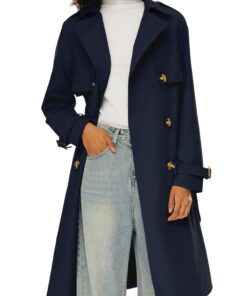 Orolay Femme Mi-Long Trench-Coat Éco-Friendly Global Recyclé Printemps Automne | Double Boutonnage Ceinture