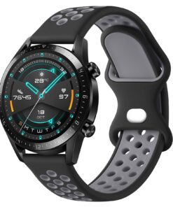 Wristband Wanme Huawei Watch GT 4 / GT 3 / GT 3 Pro / GT 2 / GT 2 Pro / GT 2e Homme/Femme - Silicone Respirant 22mm