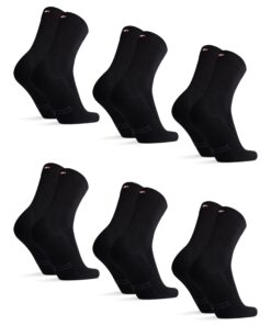 Chaussettes en Fibre de Bambou Danish Endurance Ultra Douces & Respirantes Homme Femme 6 Paires