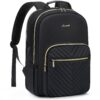 Sac à dos femme 14-18 pouces imperméable antivol, grand capacité avec port USB, pour collège et trava