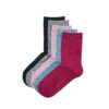 ESPRIT mixte enfant solid mix 5-pack chaussettes respirantes coton biologique renforcées extra-douces sur la peau mix un