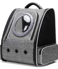 Sac à Dos à Bulles pour Chat Spatiaux, Capsules Spatiales, Pour Astronautes et Chats de Petite Taille jusqu'à 7 kg, Appr