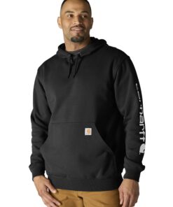 Carhartt Sweatshirt à Capuche Midweight Homme Workwear Original Fit Noir Taille L