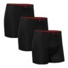 DANISH ENDURANCE Boxer Bambou Homme Ultra Doux et Respirant pour Hommes - Lot de 3 - Boxer Coton Homme OEKO-TEX STANDARD