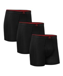 DANISH ENDURANCE Boxer Bambou Homme Ultra Doux et Respirant pour Hommes - Lot de 3 - Boxer Coton Homme OEKO-TEX STANDARD