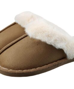 Chaussons Maison Antibruit Mémoire Peluche Antidérapant Chaud pour Femme Homme 35-46EU