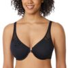 DELIMIRA Grande Taille Soutien-Gorge Femme Invisible Fermeture Devant avec Armature Decolleté Plongeant Dos Nageur