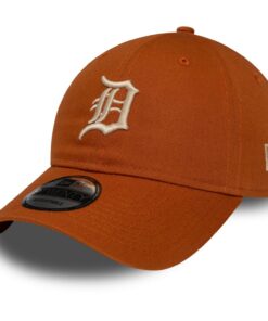 New Era 9Twenty Casual Cap - Detroit Tigers Earth Brown pour Hommes en Coton