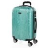 Valise cabine ITACA Rigide Légère Élégante Bleu Verdâtre Idéale pour Voyage Avion