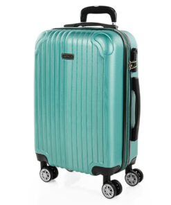 Valise cabine ITACA Rigide Légère Élégante Bleu Verdâtre Idéale pour Voyage Avion