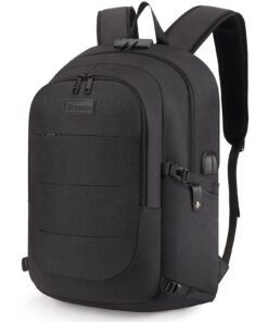 Tzowla Sac a Dos Ordi Portable College Homme et Femme Imperméable Antivol avec USB et Serrure 15.6-17.3 Pouces