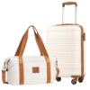 COOLIFE Valise Cabine TSA et Bagage Rigide Global Recycled Standard