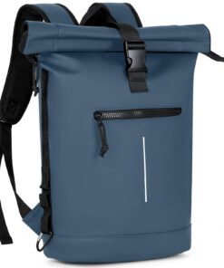 Lekeinchi Sac à Dos Etanche Femmes et Hommes - Grand Compartiment pour Ordinateur Portable 17 Pouces - Elegant Sac Voyag