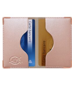 Porte-Cartes bancaires Anti-RFID - Protection des données bancaires - PVC Métal - 9,7 x 6,5 x 0,5 cm