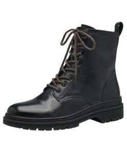 Tamaris Femme Flat Lace Boot 1-25230-41 - Bottine Élégante pour Femmes en Refuge