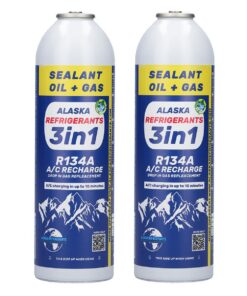 Gaz de rechange HC134A 3 en 1 Lot de 2 bouteilles pour véhicules