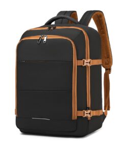 Kono Kono Sac à dos de cabine 45 x 36 x 20 cm Grand volume Sac de voyage pour avion résistant léger Sac pour voyageurs p