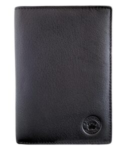 Frédéric Johns Portefeuille Homme Grand en Cuir Véritable - Modèle World - Porte-cartes Masculin Spacieux