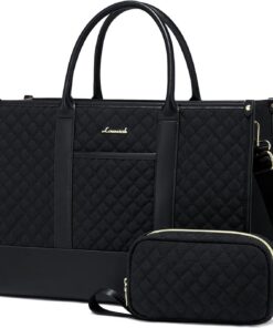 LOVEVOOK Sac Cabas Grand Imperméable PU Cuir Femme Travail Étudiante Affaires OEKO-TEX STANDARD 100