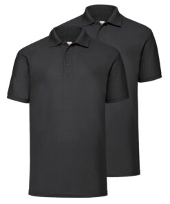 Fruit of the Loom Lot de 2 polos 65/35 MyShirt inclus pour homme pour gym ettraining ergonomiques et confortables