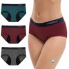 Culottes menstruelles coton femme INNERSY lavables protection anti-fuite lot de 3 OEKO-TEX_standard_100