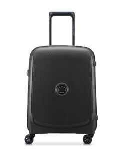 VALISE DELSEY PARIS CABINE RIGIDE S-SLIM NOIRE MATIÈRE RECYCLÉE 55X40X20 CM 33 L