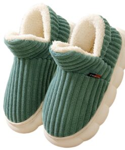 Solutra Peluche Chauds Chaussons Femme Hiver - Confortables Pantoufle Pour Femmes et Hommes