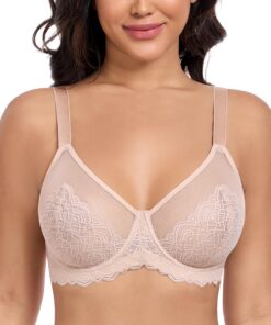 DotVol Femme soutien-gorge minimizer sexy lace plus taille full coverage underwire quotidien mode