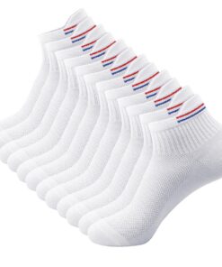 Soleeya 6 Paires Chaussettes Basses de Sport Respirantes Coton Homme TAILLE 38-43